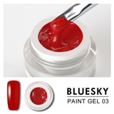 Bluesky Gel Paint - RED - #DK03 - Gel Paint
