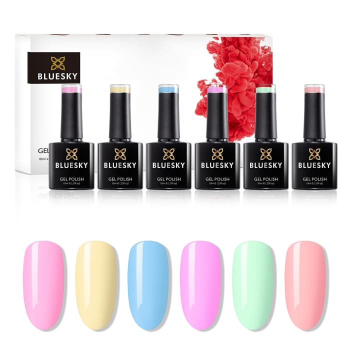 thumbnail image 2 of Bluesky Gel Polish - BLUE BAMBOO (Neon32) - UV LED Nail Varnish, 12M PAO, New With Box 2 of 3
