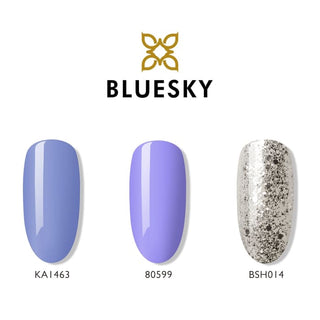 Bluesky Gel Polish Glass Slipper Trio 5ml