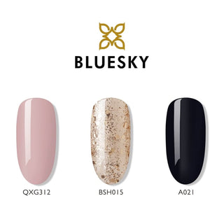 Bluesky Gel Polish Glitter Leopard Trio 5ml