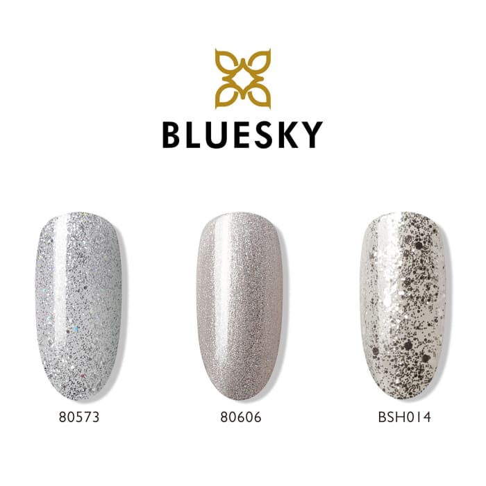 Bluesky Gel Polish Sexy Silvers Trio 5ml