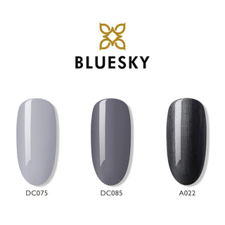 Bluesky Gel Polish Shades of Grey Trio