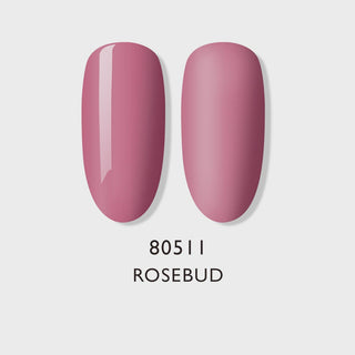 BLUESKY ROSEBUD VIDEO. GEL ON NAILS AND COLOUR SWATCH IN REAL LIFE